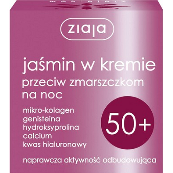 Ziaja Jasmín 50+ protivráskový noční krém 50 ml