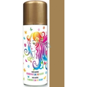 Anioł kolorowy lak do włosów złoty 125 ml