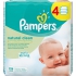 Pampers Natural Clean vlhčené ubrousky 4 x 64 kusů