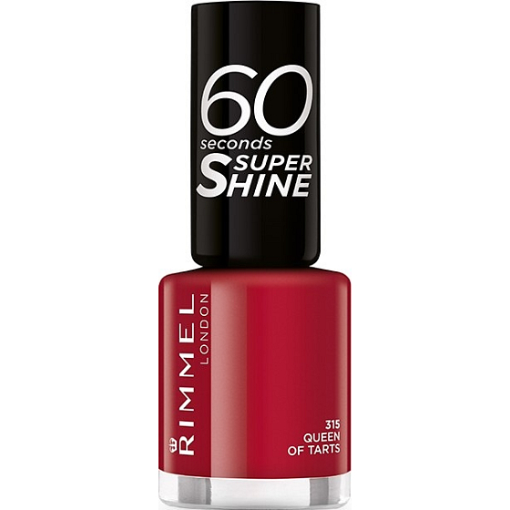 Rimmel London 60 Seconds Super Shine Nail Polish lak na nehty 315 Queen Of Tarts 8 ml