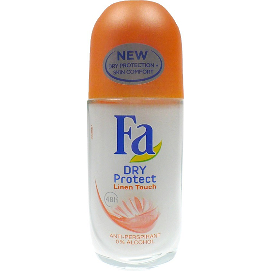Fa Dry Protect Linen Touch kuličkový antiperspirant deodorant roll-on pro ženy 50 ml