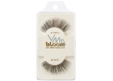 Bloom Natural rzęsy sztuczne z naturalnych włosów łukowe czarne nr 747L 1 para