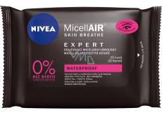 Nivea MicellAIR Expert ekspertní odličovací micelární ubrousky, 20 ks