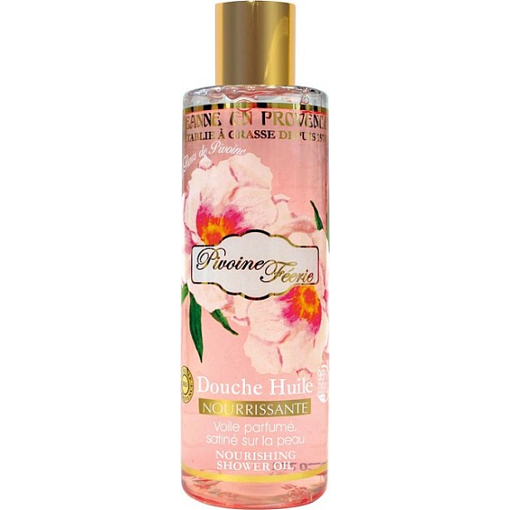 Jeanne en Provence Pivoine Féérie - Pivoňková víla sprchový olej 250 ml