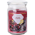 Emocio Black Cherry - Černá třešeň vonná svíčka sklo se skleněným víčkem 453 g 93 x 142 mm