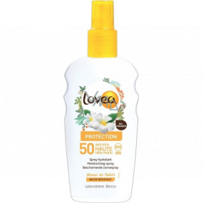Lovea Bio SPF50 voděodolné ochranné mléko na opalování ve spreji 200 ml