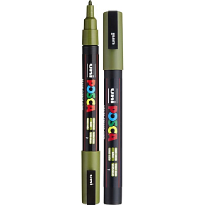 Posca Uniwersalny akrylowy pisak 0,9 - 1,3 mm Khaki Zielony PC-3M