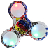 EP Line Fidget Spinner se světelnou funkcí 1 kus různé druhy, doporučený věk 8+