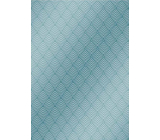 Ditipo Papier do pakowania w rolce 70 x 100 cm Trendy Colours zielony 2 arkusze