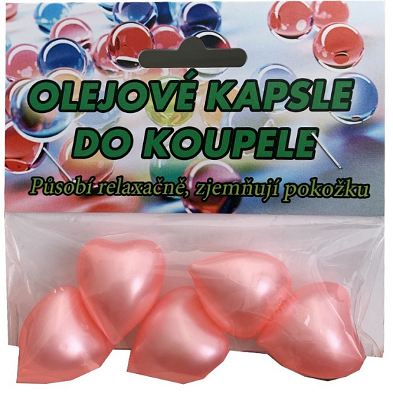 Atlantic Olejowe kapsułki do kąpieli Serduszka 5 sztuk