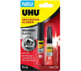 Uhu Super Glue Plastic ultr szybkie dwufazowe klej do plastiku 3 ml + 2 g