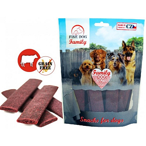 Fine Dog Family wołowina pasek naturalna mięsowa przekąska dla psów 200 g