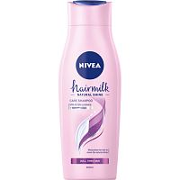 Nivea Hairmilk Natural Shine szampon pielęgnacyjny, 400 ml