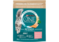 Purina One Adult granule dla kotów z łososiem i pełnoziarnistymi ziarnami, 800 g