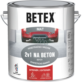 Betex S2131 2v1 základní i vrchní barva na beton 0510 zelená, 2 kg Betex S2131 2v1 základní i vrchní barva na beton 0510 zelená, 2 kg