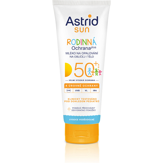 Astrid Sun OF 50 mleko do opalania dla całej rodziny, 250 ml