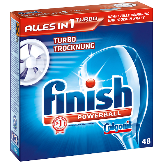 Calgonit Finish All-in-1 Turbo tablety do myčky 48 kusů