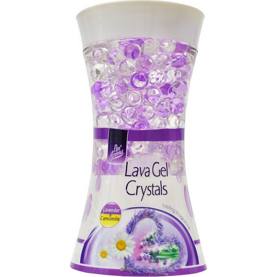 Pan Aroma Lava Gel Crystals Lavender & Camomile gelový osvěžovač vzduchu 150 g
