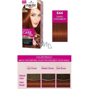 Schwarzkopf Palette Perfect Color Care barva na vlasy 644 Tmavá skořice Schwarzkopf Palette Perfect Color Care barva na vlasy 644 Tmavá skořice