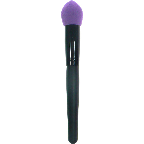 Kosmetický štětec na make-up fialový 18 cm