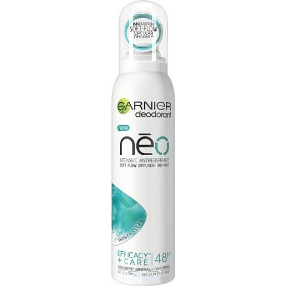 Garnier Neo Shower Clean antiperspirant deodorant sprej pro ženy 150 ml