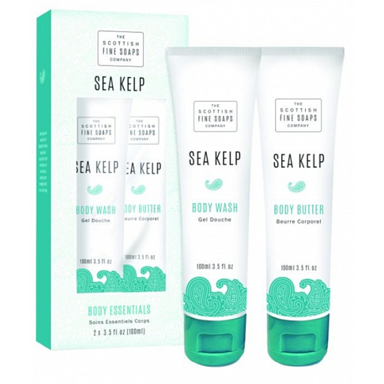 Scottish Fine Soaps Mořská řasa tělové máslo 100 ml + sprchový gel 100 ml, kosmetická sada