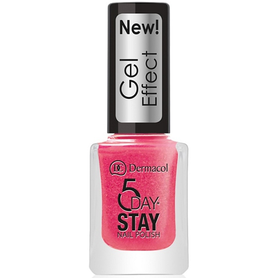 Dermacol 5 Day Stay Gel Effect dlouhotrvající lak na nehty s gelovým efektem 29 Burlesque 12 ml