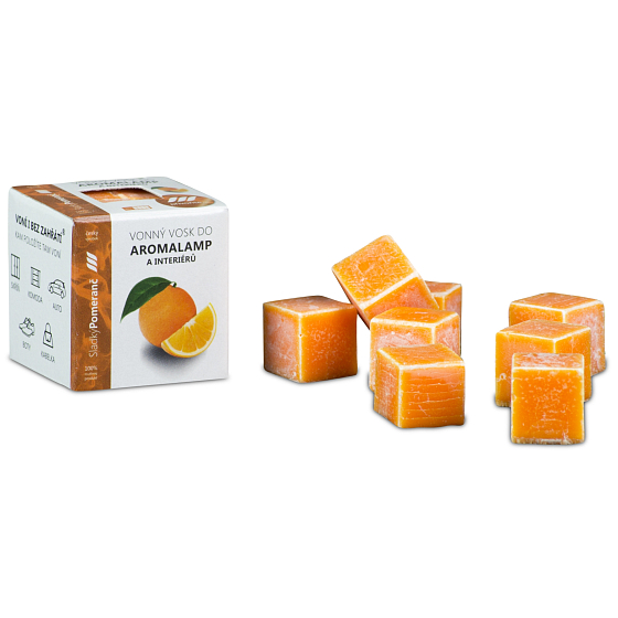 Kozák Sladký pomeranč přírodní vonný vosk do aromalamp a interiérů 8 kostiček 30 g
