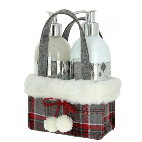 Vivian Gray Christmas Silver tekuté.mýdlo 250 ml + mléko na ruce 250 ml, kosmetická sada