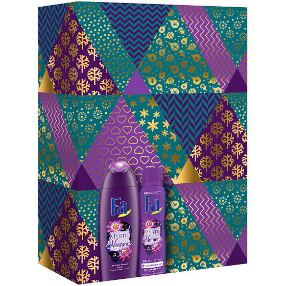 Fa Mystic Moments sprchový gel 250 ml + deodorant sprej pro ženy 150 ml, kosmetická sada