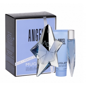 Thierry Mugler Angel parfémovaná voda pro ženy 50 ml + parfémovaná voda 10 ml + tělové mléko 50 ml, kosmetická sada