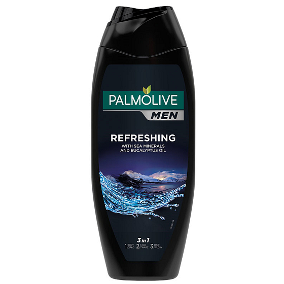 Palmolive Men Refreshing 3v1 sprchový gel na tělo, tvář a vlasy 500 ml
