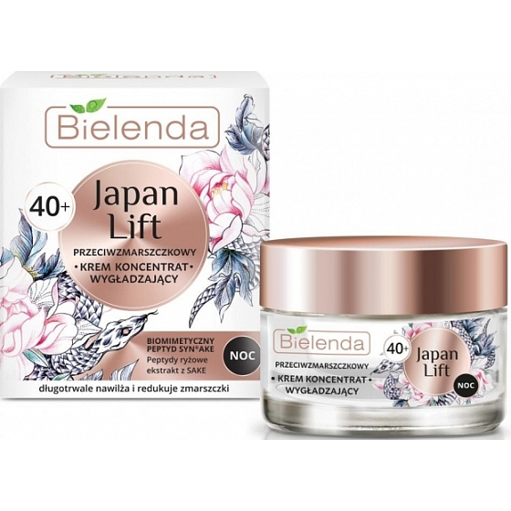 Bielenda Japan Lift 40+ vyhlazující pleťový krém proti vráskám noční 50 ml