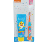 Pinkfong Baby Shark pasta do zębów 75 ml + szczoteczka do zębów, zestaw kosmetyczny dla dzieci