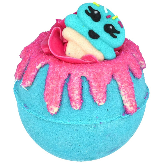 Bomb Cosmetics Blue Raspberry Ice šumivý balistik do koupele 160 g