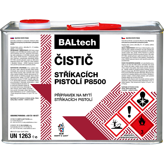 BALTECH P8500 preparat do mycia pistoletów natryskowych, 9 l