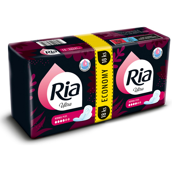 Ria damskie wkładki Ultra Normal Plus Duopack, 18 sztuk