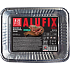 Alufix uniwersalna aluminiowa miska grillowa 16 x 26 x 4 cm, 3 szt.