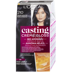 Loreal Paris Casting Creme Gloss farba do włosów 210 niebiesko-czarna