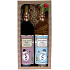 Bohemia Gifts Cabernet Sauvignon 0,75 l + Sauvignon Blanc 0,75 l, vánoční dárkové víno