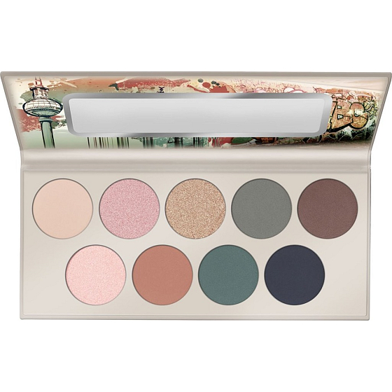 Essence Hallo Berlin Eyeshadow Palette paletka očních stínů 10 13,5 g