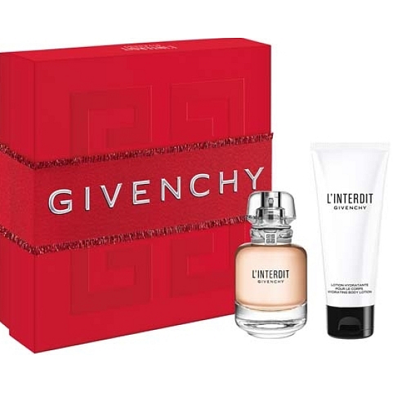 Givenchy L Interdit Eau de Toilette toaletní voda pro ženy 50 ml + tělové mléko 75 ml, dárková sada