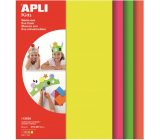 Apli Pěnovka Fluor (żółta, zielona, pomarańczowa, różowa) 210 x 297 x 2 mm A4 4 arkusze