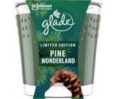 Glade Pine Wonderland s vůní borovice vonná svíčka ve skle, doba hoření až 38 hodin 129 g