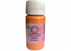 Art e Miss Uniwersalna farba akrylowa perłowa 64 Pomarańczowa 40 g