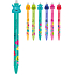 Colorino Pióro zmywalne Jelly Heads tm.zielone, niebieski wkład 0,5 mm