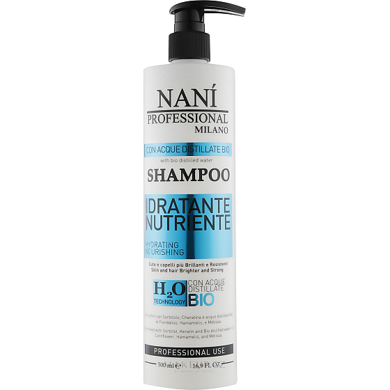 Naní Professional Milano odżywczy i nawilżający szampon do wszystkich typów włosów 500 ml