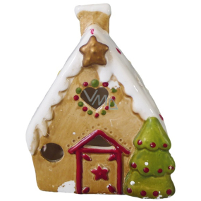 Domek porcelanowy z LED oświetleniem 10 x 12 cm