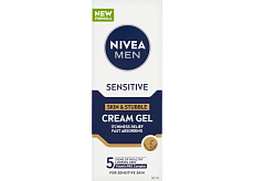 Nivea Men Sensitive żel kremowy do wrażliwej skóry i zarostu, 50 ml