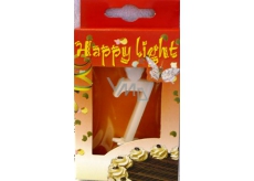 Happy light Świeczka urodzinowa cyfra 7 w pudełku